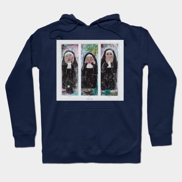 The Three Wise Nuns Hoodie by JanArt